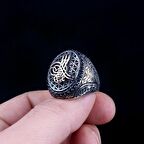 OSMANLI TUĞRASI MODEL 925 AYAR GÜMÜŞ YÜZÜK