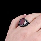 OVAL MODEL AKİK TAŞLI 925 AYAR GÜMÜŞ YÜZÜK