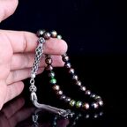 925 AYAR GÜMÜŞ SET PÜSKÜLLÜ RENK DEĞİŞTİREN HİS TAŞI TESBİH