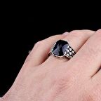 ZİRKON TAŞLI MODEL 925 AYAR GÜMÜŞ ERKEK YÜZÜK