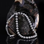 TAMAMI 925 AYAR GÜMÜŞ KÜRE KESİM FİZYON MODEL TESBİH