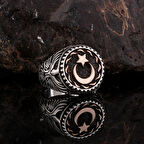 AYYILDIZ KARTAL MODEL 925 AYAR GÜMÜŞ ERKEK YÜZÜK