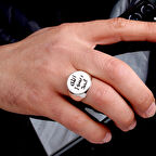 925 Ayar Gümüş Peygamber Efendimiz (SAV) Mührü Erkek Yüzük