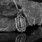 BALTA MOTİFLİ 925 AYAR GÜMÜŞ KOLYE