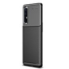 Smcase Oppo Reno3 Pro 5g Kılıf Negro Karbon Silikon  Tam Kapatan Ekran Koruyucu