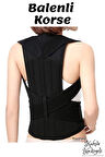 Dik Duruş Korse Unisex Kamburluk Önleyici Bel Sırt Omuz Korse Balenli Yeni Nesil