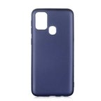 Smcase Samsung Galaxy A21S Kılıf Lüks Mat Silikon  Nano Ekran Koruyucu