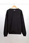 Adam Boxes Oversize O-Yaka Sweatshirt N-Alinda - Siyah
