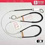 Porsche Boxster MK2 Cayman 987 2004-2013 Convertible Coupe 98754207601 İçin Sağ Cam Kriko Tamir Seti