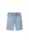 GAP Erkek Mavi V-PO Relaxed DNM Short 723848000