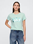 GAP 729555013 V-Ss Logo Classic Tee Kadın Tişört
