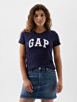 GAP 729555000 V-Ss Logo Classic Tee Kadın Tişört