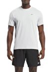 Reebok 100075782 ATHLETE TEE 2.0 RBK-CH Gri Erkek Yuvarlak Yaka Standart fit T-Shirt