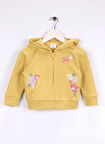 Gap Baskılı Kız Çocuk Açık Sarı Sweatshırt 793479001