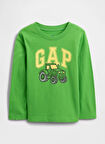 Gap Baskılı Yeşil Bebek T-Shirt 791322000-A