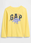 Gap Baskılı Sarı Bebek T-Shirt 791319001-A