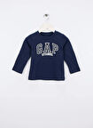 Gap Baskılı Lacivert Erkek Çocuk T-Shirt 826468000