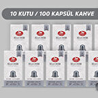 Saquella Bella Crema Kapsül Kahve 100 Adet 10’lu Set