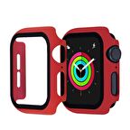 Smcase Apple Watch 42 mm Uyumlu Tam Kapatan Cam Tam Kapatan Gard Ekran Koruyucu