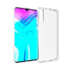 Smcase Huawei P Smart S Kılıf Lüks Silikon  Nano Ekran Koruyucu