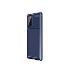 Smcase Samsung Galaxy Note 20 Kılıf Negro Karbon Silikon