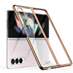 Gpack Samsung Galaxy Z Fold 3 Kılıf Renkli Sert Koruma