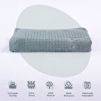 Homedius Banyo Çiçekli Pamuklu Ayak Havlusu 50x70cm 