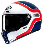 KASK HJC V10 GRAPE MC21 MAVİ BEYAZ