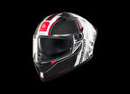 KASK MT BRAKER SV CHARM A1 MAT SİYAH/BEYAZ