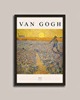Van Gogh - The Sower Ahşap Çerçeveli Tablo