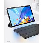 Polham Huawei MatePad 10.4 Kılıfı Katlanabilir Standlı Kalem Yerli Mıknatıslı Huawei MatePad Kılıfı