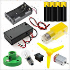 REDÜKTÖRLÜ MOTOR LAMBA ELEKTRİK FULL DENEY SETİ