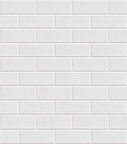 NW63 Beyaz Sade Tuğla Kendinden Yapışkanlı Duvar Paneli 