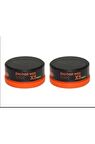 Morfose Prohair X5 Men Wax Strong Hold Turuncu 150 ml 2'li Set