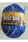 İPEK Temiz İpek Simli Kordonet Saks Mavi