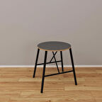  Tabure Sandalye Mutfak Sandalyesi Füme 1236