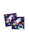 Kozmik Galaksi Kağıt Peçete 33X33 Cm. (16 Ad)
