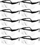 10 ADET Koruyucu Iş Gözlüğü Şeffaf İş güvenlik Gözlüğü