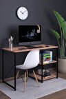 DF09103AC 120 Cm Raflı Çalışma Masası Bilgisayar Masası Ofis Ders Masası