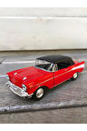 Welly 1957 Chevrolet Bel Air Diecast Metal Araba Model Araba Oyuncak Araba Çek Bırak Araba 12 Cm