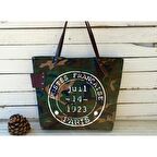 Kamuflaj Desen Özel Tasarım Kadın Çanta