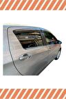 Toyota yaris 2012-2018 modellerine özel 4’lü mügen tip cam rüzgarlığı