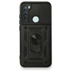 Gpack Xiaomi Redmi Note 8 Kılıf Tank Aramid Sürgülü Vega Yüzüklü