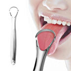 Ağız Kokusu Önleyici Metal Dil Temizleyici Yoga Ayurveda Dil Temizleme Çubuğu 1-Adet