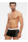 Erkek Siyah Contra Short Boxer