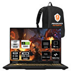 Asus TUF F16 i7 14650HX 8GB 256GB SSD RTX5060/8GB 115W 165Hz 16'' WUXGA FDOS Gaming Laptop FX608JMR