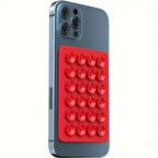 Silikon Vantuzlu Telefon Tutacağı 24 Vantuzlu 1 Paket Yapışkanlı Cep Telefonu Tutucu