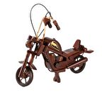 Dekoratif Ahşap Harley Davidson Motosiklet 33 cm