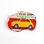 Buzdolabı Magneti Fiat 500 Klasik Otomobil