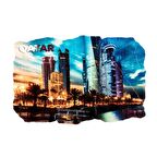 Katar Temalı Fresco Magnet